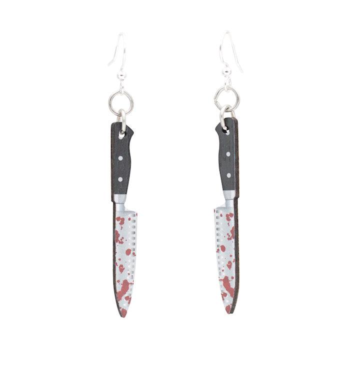 Halloween Chef's Knife Earrings #1662