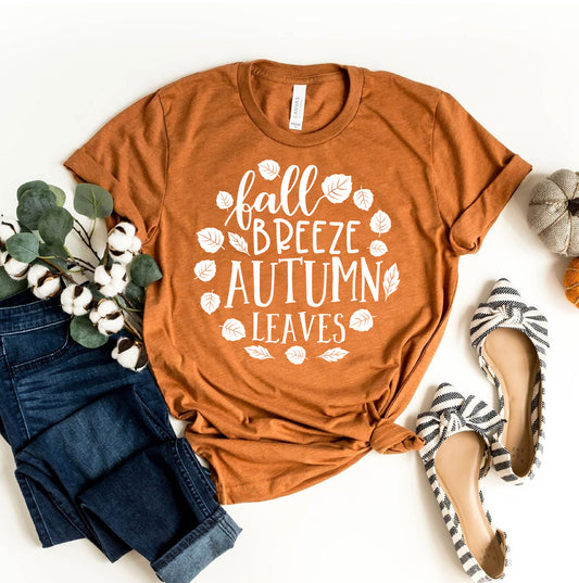 Fall Breeze Autumn Leaves T-shirt