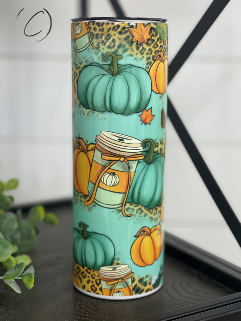 Western Fall Vibes 20oz Skinny Tumbler