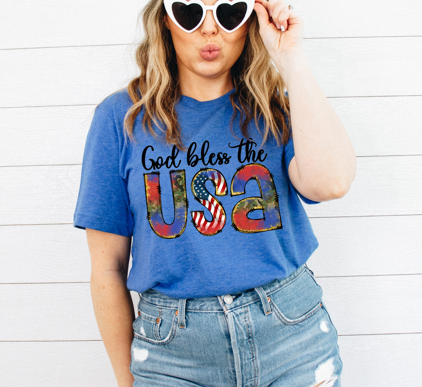 4th Of July God Bless The America T-shirt