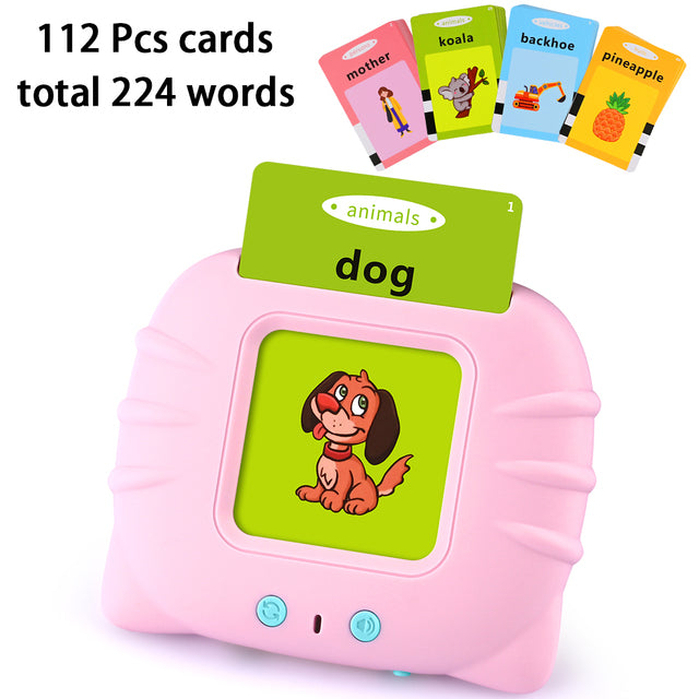 Kids Electronic Cognitive Talking Flash Cards Audio Books