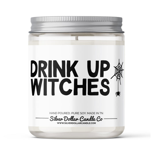 'Drink Up Witches' Fall/Halloween Candle